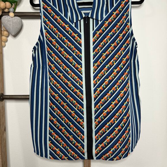 Cabi Style 6318 Chevron Sleeveless Blouse Size X‎ Large - Picture 3 of 10